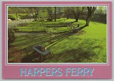 Springtime In Harpers Ferry West Virginia~Wagon W/ Barrels~Continental Postcard picture