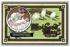 Bristow Iowa IA Postcard Mothers Day Motto May Riley Smith Arts Crafts c1910's picture