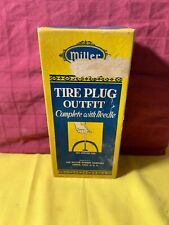 Vintage Miller Rubber company Tire Plug Outfit with plugs picture