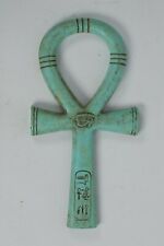 Egyptian ANKH (key of life) with the eye of Horus and the cartouche - Real stone picture