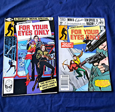 For Your Eyes Only #1, #2, James Bond Movie Adaptation, 1981 (Bronze Age), VG picture
