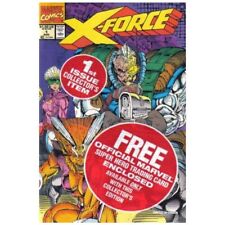 X-Force #1 Polybagged  - 1991 series Marvel comics NM Full description below [c{ picture