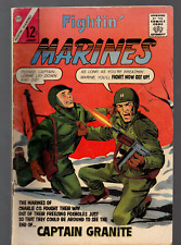 FIGHTING MARINES #54 1963  CHARLTON COMICS. WW2 VG great  Captain Granite picture