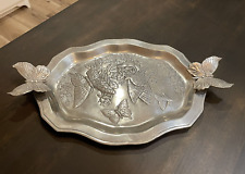 Vintage 1980 Arthur Court Designs- Butterfly Tray  - B79 picture