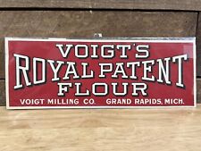 Vintage 1930’s VOIGHT'S Royal Patent Flour Paper Window Sign picture