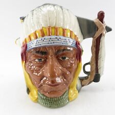 THE BATTLE OF LITTLE BIG HORN CUSTER SITTING BULL Royal Doulton Character Jug  picture