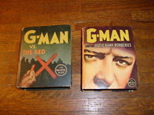 BIG LITTLE BOOKS: G-MAN VS THE REDS & G-MAN & RADIO BANK ROBBERIES picture