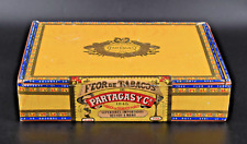 Flor De Tabacos De PARTAGAS 1845 EMPTY WOODEN CIGAR BOX picture