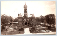 Eldora Iowa Public Square Real Photo Vintage Postcard picture
