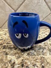 M&M 20oz Coffee Mug Blue “It’s all good” 2013 from M&M’s World 4.75” picture