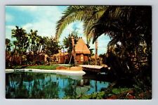 Tampa FL-Florida, Entrance To Boma At Busch Gardens, Vintage Postcard picture