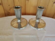 Just Andersen Pewter Pr. Candle Holders 4 1/8