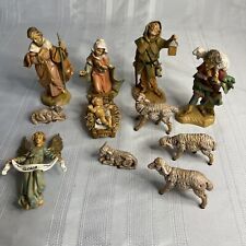 Vintage Lot Of 12 Fontanini Depose Italy 5 inch scale Figure Set 1983 1991 1992 picture