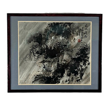 Chinese Watercolor Art Painting Silk 