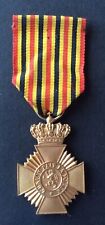Belgium Very Pretty Military Decoration Medal 2nd Cl. - Albert I - WWI (2) picture