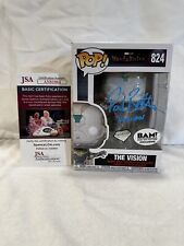 THE VISION FUNKO POP AUTOGRAPHED BY PAUL BETTANY JSA CERT Bam Diamond picture