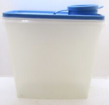 Vintage Tupperware #469-15 Cereal Container W/ Blue Lid #471-10 picture