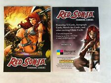 CHEAP PROMO CARD: RED SONJA (Breygent 2011) PROMO-UK picture