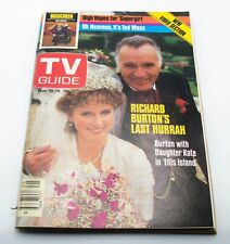 TV Guide Nov 1984 RICHARD BURTON SUPERGIRL Canadian Hamilton Ed W1 picture