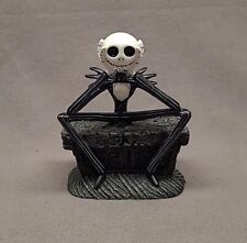 Nightmare Before Christmas Jack Skellington Sitting On Grave RIP Paperweight  picture