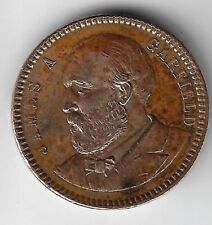 1881 James Garfield Canal Boy to the White House Memorial Token or Medal picture