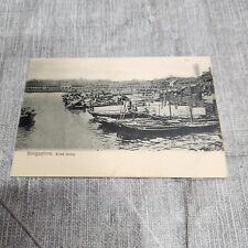 PC CPA SINGAPORE, BOAT QUAY, Vintage Postcard (b18656) Undivided Back, Unposted picture
