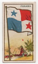 1920s Panama Flag Card American Caramel E15 Flags Series Like ATC T59 Cards picture