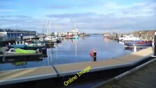 Photo 6x4 New pontoons at Girvan Harbour These new pontoons were official c2014 picture