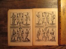 Antique Vintage Ephemera Book Pages Brooklyn National League Baseball Team picture