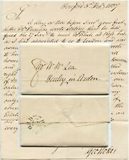 1837 LETTER HEREFORD to HENLEY SIGNED GEORGE STOKES re JOHN PURCHAS + DEWDALES picture