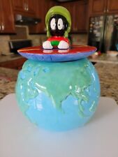 Vintage 1993 Marvin the Martian Looney Tunes Globe Cookie Jar picture