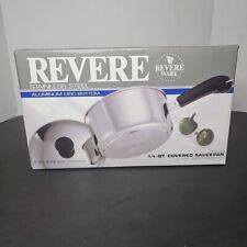 New Vtg Revere Ware 3/4 Qt SAUCE PAN and Lid Aluminum Disc Bottom 3520750 1993 picture