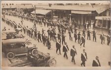 Parade Modesto CA I.D.E.S. Festival Parade IDES 1914 RPPC Photo Postcard picture