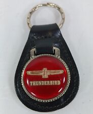 vintage thunderbird keychain leather made in usa 1970s  picture