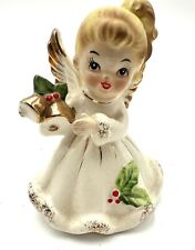 Rare Vintage 1950's Josef Original Porcelain Christmas Angel Figurine - Japan picture