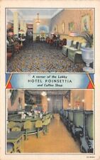 Hotel Poinsetta Coffee Shop Lobby linen St Petersburg Florida picture