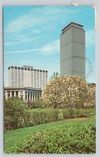 Postcard Boston Ma Prudential Tower Sheraton Hotel Christian Science Park (1012) picture