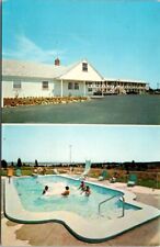 Eastham MA Massachusetts Motel Cape Cod Swim Pool Advertising Vintage Postcard picture