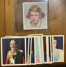 Rare 1935 Godfrey Tobacco Princess Queen Elizabeth II Rookie Jubilee Year Set picture