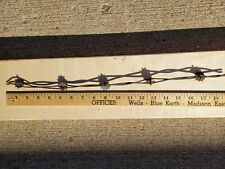 Antique Rare Hodge Spur 10 Pt Barbed Wire 18 inch Collector Cut picture