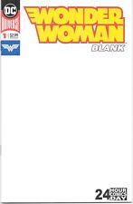 DC Comics WONDER WOMAN #1 Variant Blank Cover 24 Hour Comics Day NM picture