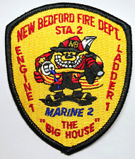 New Bedford Massachusetts Fire Patch - Engine Ladder - Free Tracked US Shipping picture