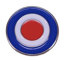 RAF Royal Air Force British UK Vintage Mod-Target Button Military Medal Pin picture