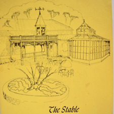 1980s The Stable Restaurant Menu Bakery Square Washington St Louisville Kentucky picture