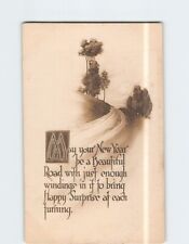 Postcard May Your New Year be a Beautiful Road Art/Text Print picture