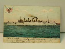 D2106 Postcard USS U.S.S. Columbia naval ship Navy  picture