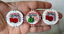 3 vintage WELCOME LAS VEGAS Clay Casino/Poker Chips picture