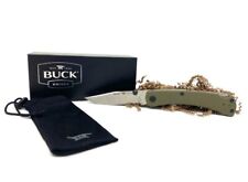 Buck USA 110 Slim Pro TRX Folding Knife, Green G10 Handle, S30V Steel - NIB picture