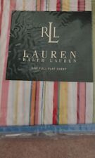 Ralph Lauren Harbor View Stripe Multicolored Full Flat Sheet Cottage New picture