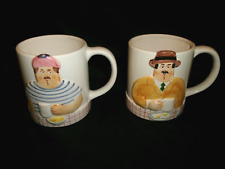 Vintage Les Artisans Pair of Mugs, Sigma Tastesetter from Towle, Set of Two Mug picture